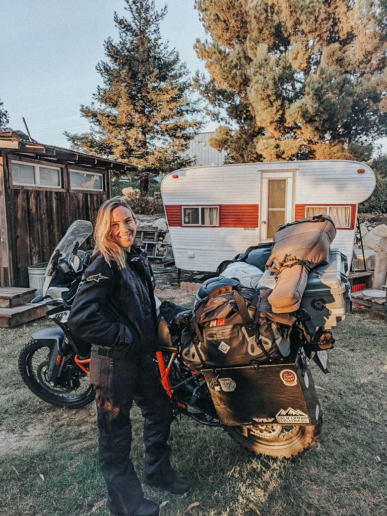  Outside our “Chicken Coop” trailer in Arroyo Grande, CA 
