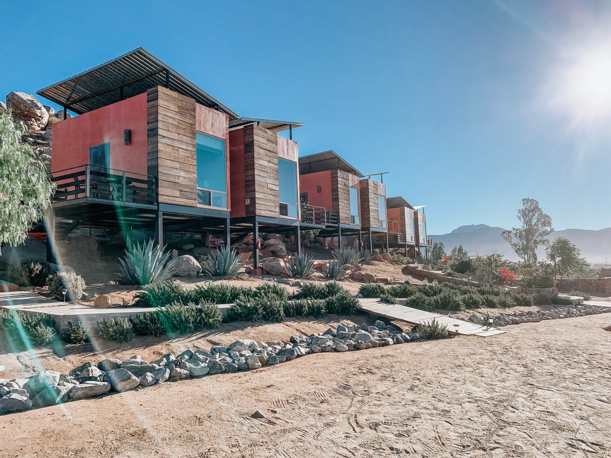  Our Airbnb in Valle de Guadalupe. 